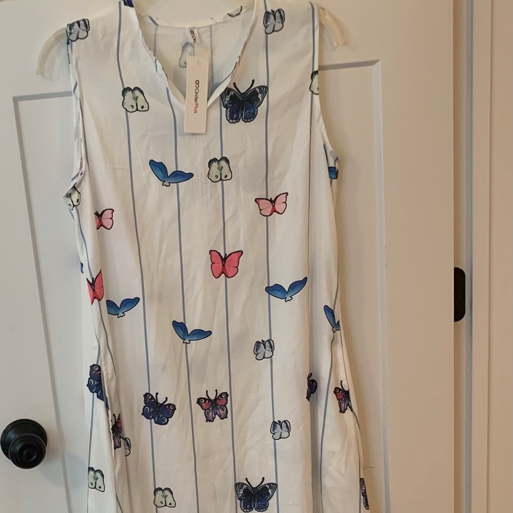 Cotton/Linen Blend Maxi Dress